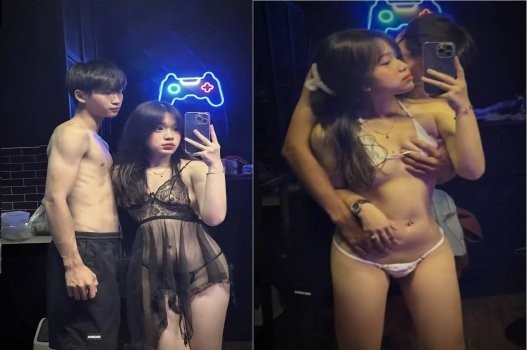 Cặp đôi nổi tiếng mạng xã hội phô diễn khoảnh khắc riêng